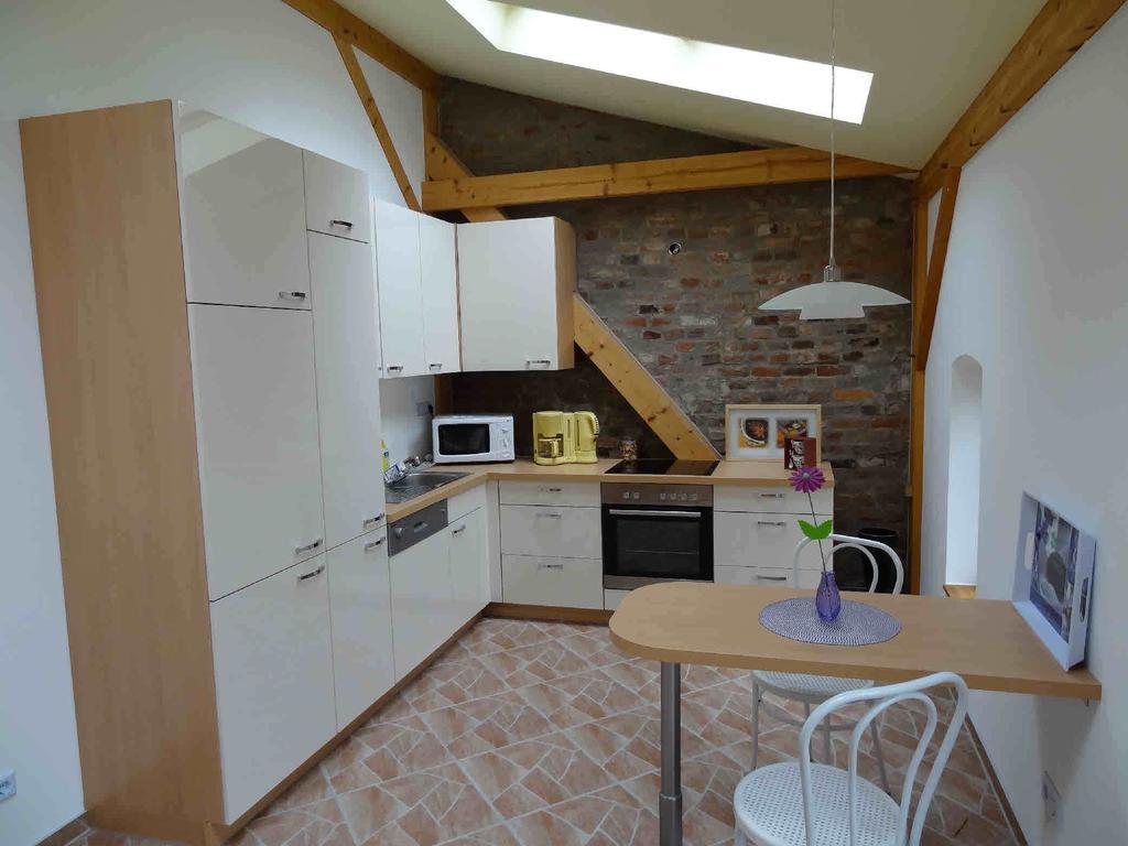 Nitschke "Zum Nusshof" Apartment Ahrensfelde Cameră foto