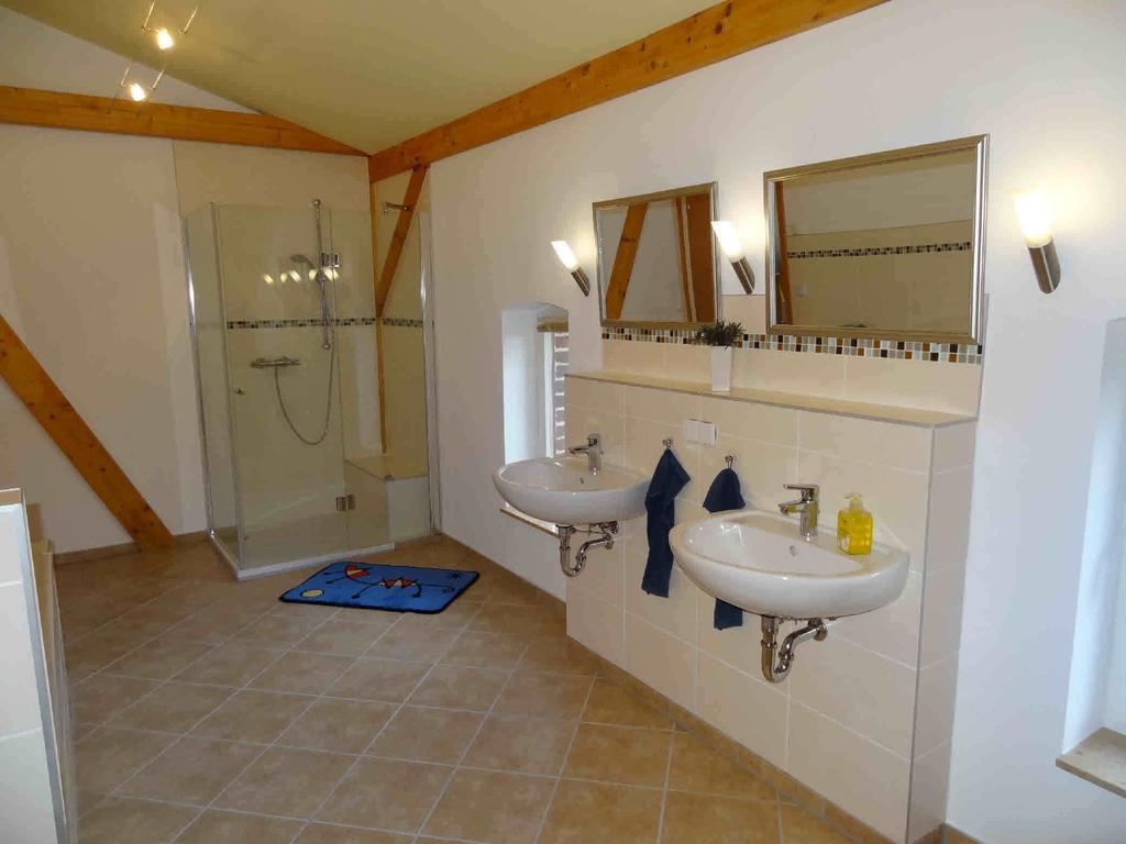 Nitschke "Zum Nusshof" Apartment Ahrensfelde Cameră foto